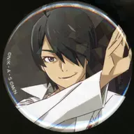 阿良々木暦 「＜物語＞シリーズ×STEINS：GATE POP UP STORE in ロフト 描き下ろし コラボイラストver. トレーディングホログラム缶バッジ」
