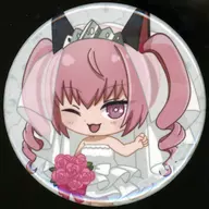 フェイリス・ニャンニャン 「＜物語＞シリーズ×STEINS：GATE POP UP STORE in ロフト トレーディング ちびキャラ ウェディングドレス＆タキシードver. ホログラム缶バッジ」
