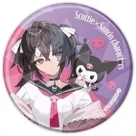 クロミ(アップ) 「ホログラム缶バッジ(57mm) スコッティ×サンリオキャラクターズ 01.コラボイラスト」
