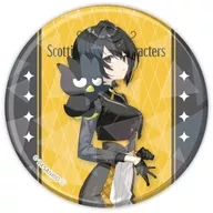 Bad Badtz-maru (half) "Hologram metal badge (57 mm) scotty × Sanrio Character Connectors 01. Collaboration Illustration"