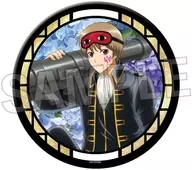 7. Okita 総悟 Gila Gila metal badge Univ "Gintama"