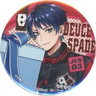 Deuce Spade "Disney Twisted Wonderland 5th Anniversary animate ONLY SHOP Union Birthday metal badge vol. 1"