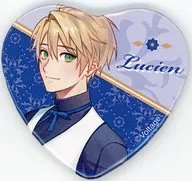 Lucien ノイシュバーン ver. B Heart metal badge "Eureka! Online KUJI even if TEMPEST 2nd Anniversary KUJI (relaxing ver.)" Extra present! (1st edition)