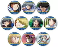 Conjunto de 10 tipos "Capitão Tsubasa Season 2 Junior Youth Edition Trading metal badge"