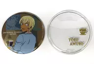 Toru Amuro "CASE CLOSED World 2025 metal badge Collection (with cover)" Universal Studios Japan 2025 limited