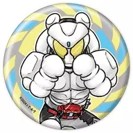 Kamen Rider Cove Fuwa Maro Foam "metal badge Kamen Rider Cove 01. Graphic Art Illustration"