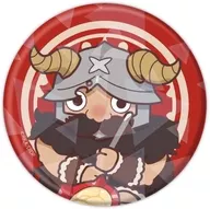 Senshi "Hologram metal badge (57 mm) Delicious in DUNGEON 03. POP Art illustration"