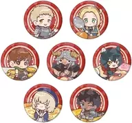 7-type set "Hologram metal badge (57 mm) Delicious in DUNGEON 03. POP Art illustration"