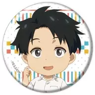 Teruaki Nakamura (SD) : "metal badge Okinaga Koko Koi no Koko wa Kotobuki ni Tsumura 01. Official illustration".