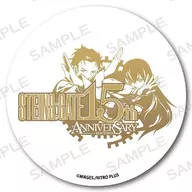 15th Anniversary Commemorative Logo 76 mm metal badge "STEINS;GATE"