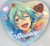 Wataru Hibiki GIRA☆ Deco Heart metal badge "Ensemble Stars!"