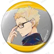 月島蛍 「ハイキュー!! トレーディング Ani-Art 第5弾 メタリック缶バッジ」