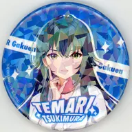 TSUKIMURA TEMARI "Gakuen Idol japonés Master POP UP SHOP in Shibuya MODI HATSUBOSHI SNAP Holograma metal badge"