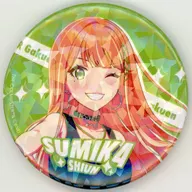 清夏 Shiun "Gakuen Idol japonés Master POP UP SHOP in Shibuya MODI HATSUBOSHI SNAP Hologram metal badge"