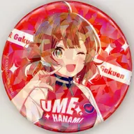 花海 佑芽 "Gakuen Idol japonés Master POP UP SHOP in Shibuya MODI HATSUBOSHI SNAP Hologram metal badge"