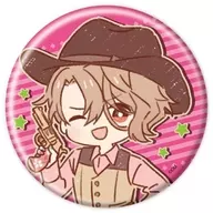 Asmodeus "Obey Me! Nightbringer metal badge 19. cowboy ver." (ilustração retro art)