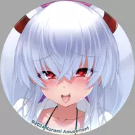 Grimm Aloe (Cushion Cover B) Always! Always together ♪ metal badge "Konami Premium KUJI ONLINE KUJI full of Grimm Aloes" D-11 Prize