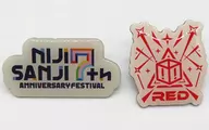 Red Class Logo Pins "Virtual YouTuber Jinji Jinji Festival 2025"