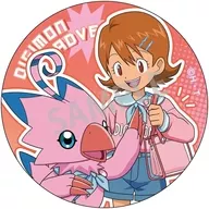 武之内空＆ピヨモン 「デジモンアドベンチャー トレーディング75mm缶バッジ リンクコーデ」
