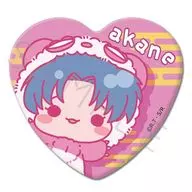 M-YC Tento Akane Heart-shaped metal badge 3rd "Ranma 1/2"
