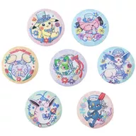全7種セット 「ポケットモンスター 刺繍入りくるみバッジコレクション Pokemon Botanical Easter」 ポケモンセンター限定