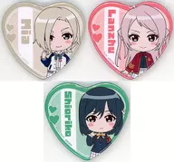 [A la carta] Conjunto de 3 tipos de metal badge "Switch Soft Love Live! Nijigasaki Gakuen School Idol japonés Club Tokimeki Future Map Melon Books Limited Edition"