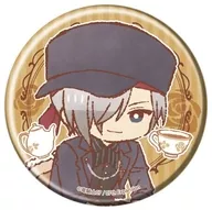 Juzo AMAKUSA "Umineko WHEN THEY CRY metal badge 35. Tea Party Ver. (Retro Art Illustration)"