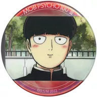 Shigeo Kageyama (fondo : madera) / metal badge Scene photograph (Jo) "Mob Psycho 100 III metal badge (Jo) Omi Demarquía Bako" buena suerte ligera