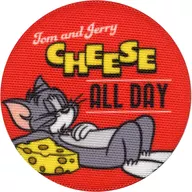 トム 「トムとジェリー シークレットファブリック缶バッジ CHEESE FUN!」