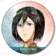 [New] Mikasa Ackermann Ani-Art 2nd BIG metal badge "Attack on Titan"