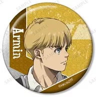 アルミン・アルレルト 「進撃の巨人 トレーディンググリッター缶バッジ」