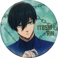 Hishishi Rin "Blue Rock Exhibition Egoist Exhibition the animation trading hologram estampado en caliente metal badge"