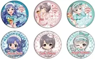 全6種セット 「缶バッジ アイドルマスター シンデレラガールズ 11.クレープ屋ver. 描き下ろし＆ミニキャライラスト」