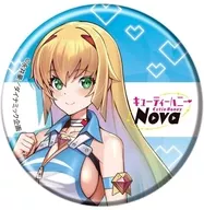 "metal badge Cutie Honey Nova 01. Ilustração oficial"