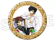 E.ルルーシュ・ランペルージ＆枢木スザク Animage ギラギラ缶バッジ 大 vol.2 「コードギアス 反逆のルルーシュ」
