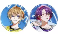 風樂奏鬥&渡會雲雀44 mm圓形徽章2個SET