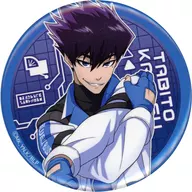 Utabibito "BlueRock Trading 75 mm metal badge Cyberpunk Revival" AnimeJapan 2025 goods