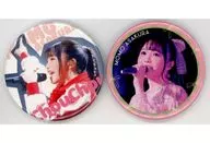 Momo Asakura metal badge Set (2-Pack) E "Momo Asakura Live Tour 2024" ChouChou "Online KUJI" D Prize