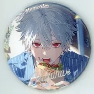 Kuzuba (comida) "Virtual YouTuber Jishinji ChroNoiR Blue Memories Random Aurora metal badge"