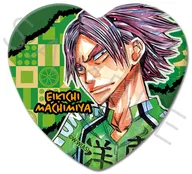 E. Machi Miyasakae Kichiheart-shaped metal badge "YOWAMUSHI PEDAL SPARE BIKE"