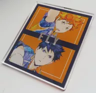 HINATA SHOYO & Kageyama Tobio Ani-Art Third Acrylic Name Plate "Haikyu!!! Ani-Art Third Trading Acrylic Name Plate" Animate limited box Purchase benefits