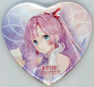 Anyo-ji temple 姫芽 (Rare / Hologram processing) "Love Live! Rennosky Jogakuin School idol Club Trading Heart metal badge Ver. AURORA Flower"