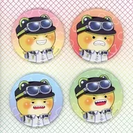 Shiva (Colorful Peach) metal badge Set (4 Set) "Karapichi Collection Vol. 2"