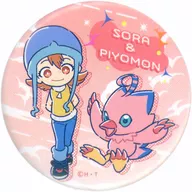 Digimon Adventure metal badge