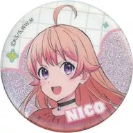 若月ニコ(立ち絵) 「ウィッチウォッチ トレーディンググリッター缶バッジ」