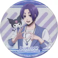 御影玲王×クロミ 「ブルーロック×サンリオキャラクターズ PremiumShop 第2弾 グリッター缶バッジ」