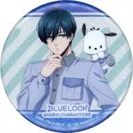 糸師凛×ポチャッコ 「ブルーロック×サンリオキャラクターズ PremiumShop 第2弾 グリッター缶バッジ」