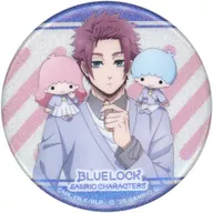糸師冴×リトルツインスターズ 「ブルーロック×サンリオキャラクターズ PremiumShop 第2弾 グリッター缶バッジ」