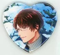 朝霧司 「スタンドマイヒーローズ×ディッパーダン ハート型缶バッジ 02.公式イラスト」