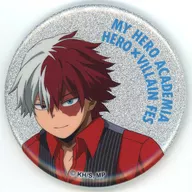 轟焦凍 「僕のヒーローアカデミア HERO×VILLAIN FES.＜ヒーロー×ヴィラン フェス＞ トレーディンググリッター缶バッジ」